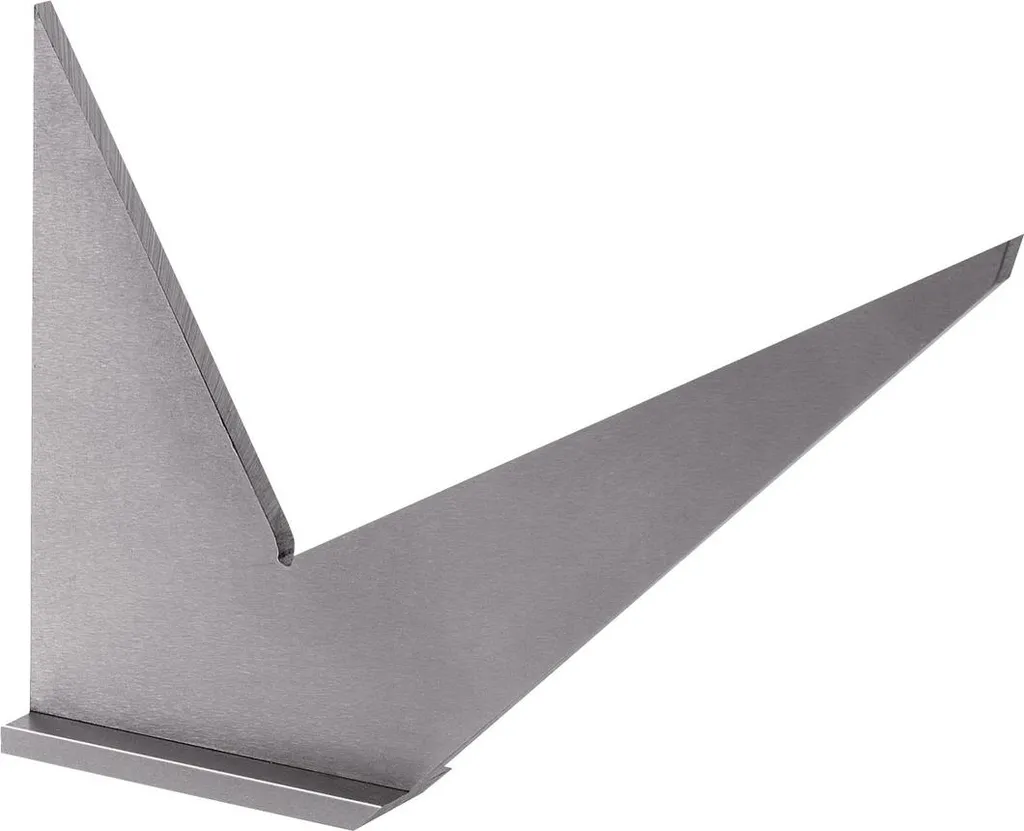 Équerre 150mm double gehrung en acier trempé pour traçage de précision