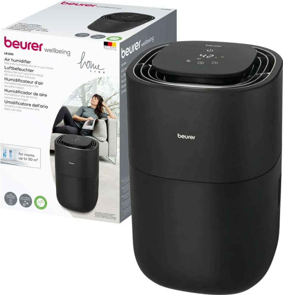 Beurer LB 200 Humidificateur d'air blanc avec technologie par évaporation