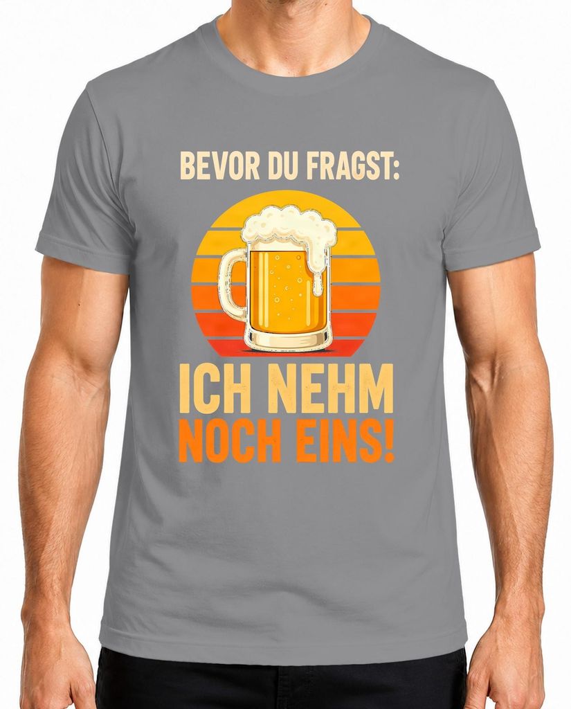 Antes de preguntar: "Me tomo otra cerveza". Camiseta para Imagen del producto 