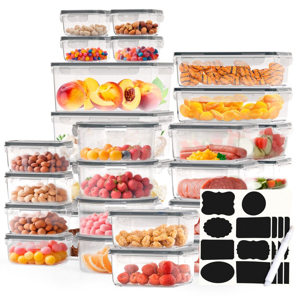Avalo Vershoudbakjes - Meal Prep Bakjes - Plastic Diepvries Productafbeelding  AI-gegenereerde afbeelding