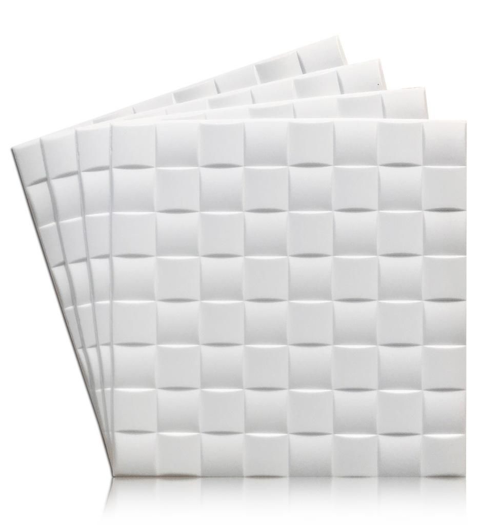 DECCART | Panele scienne 3D | Biale | Panele scienne 3D | Zdjęcie produktu 