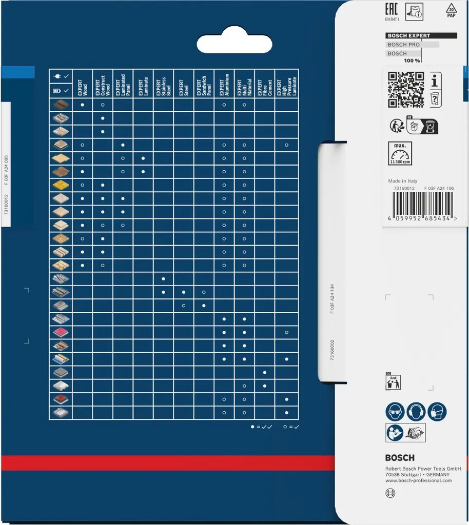 Bosch EXPERT for Aluminium 165mm 56 Z56 | Lama Circolare Alta Precisione