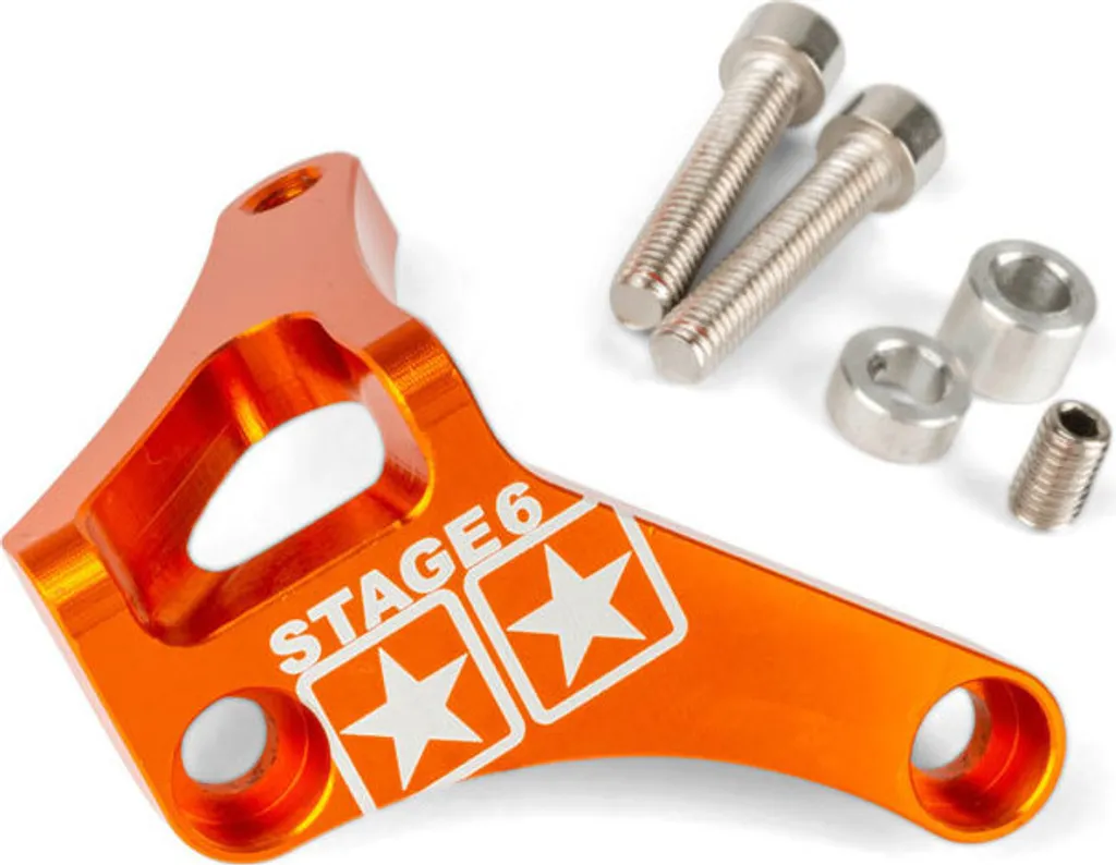 Raccord embrayage AM6 orange en aluminium CNC pour fin de course moteur