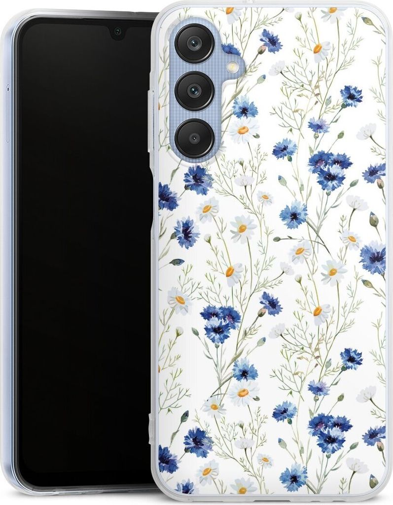 DeinDesign Handyhülle für Samsung Galaxy A25 5G Silikon Hülle Case Smartphone Schutzhülle Blume Blumen Muster