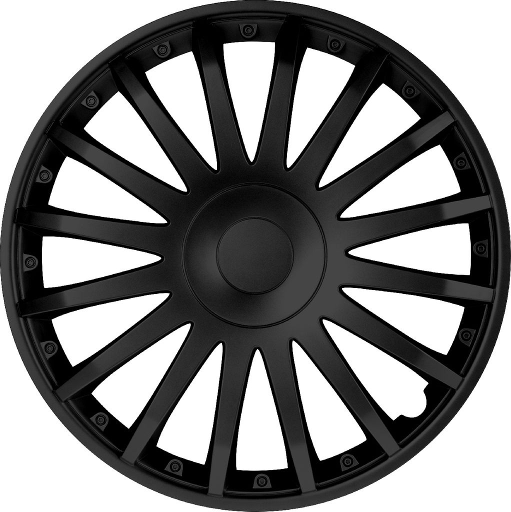 Z480541 Radkappen Radzierblenden SATZ (4Stück) 14 Zoll Crystal schwarz