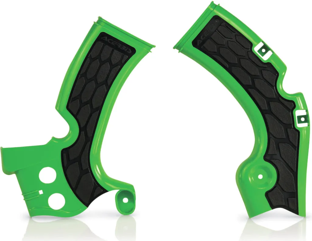 Protection de cadre Kawasaki KX 450 F Acerbis X-Grip vert pour le cross