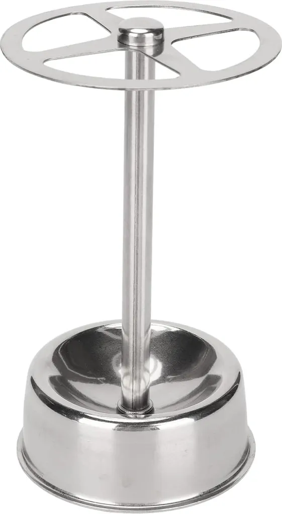 Porte-brosse à dents en acier inoxydable argenté multifonctionnel 1 pièce