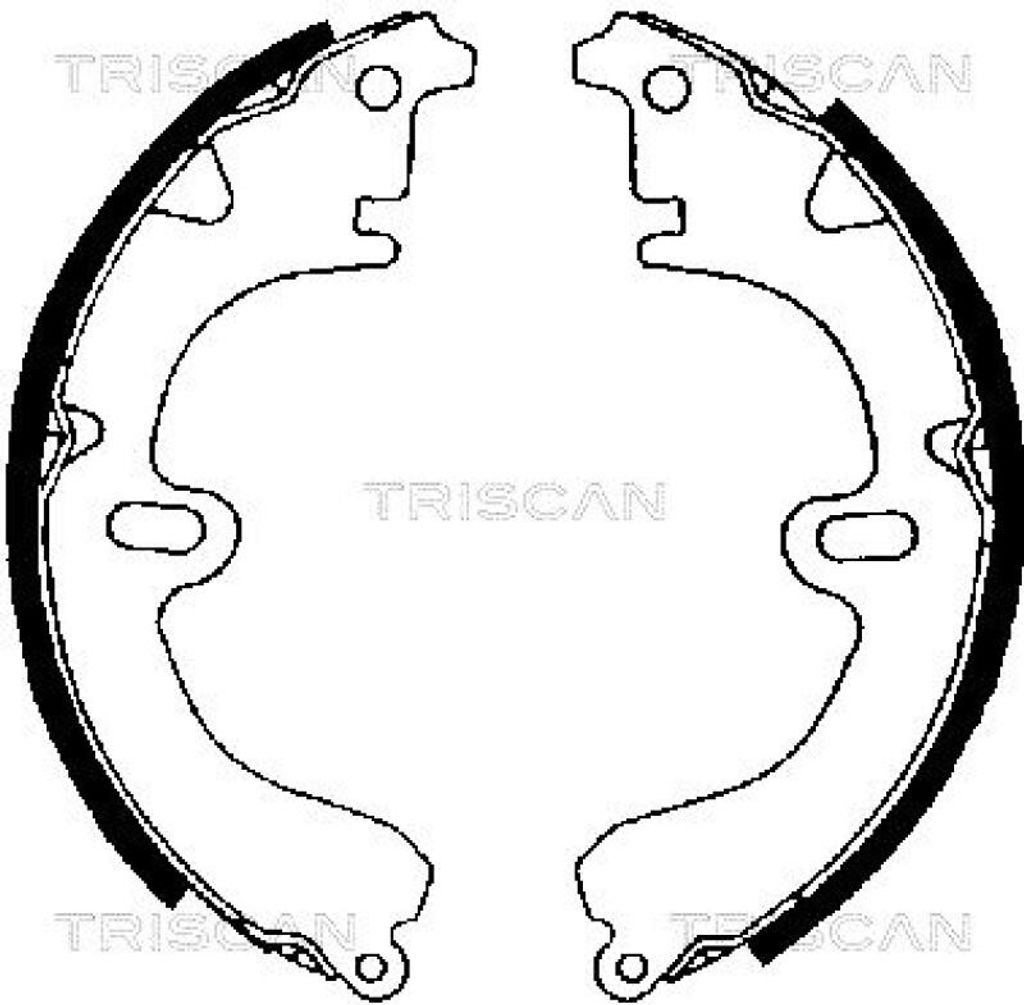 TRISCAN Bremsbackensatz Hinten 8100 13392