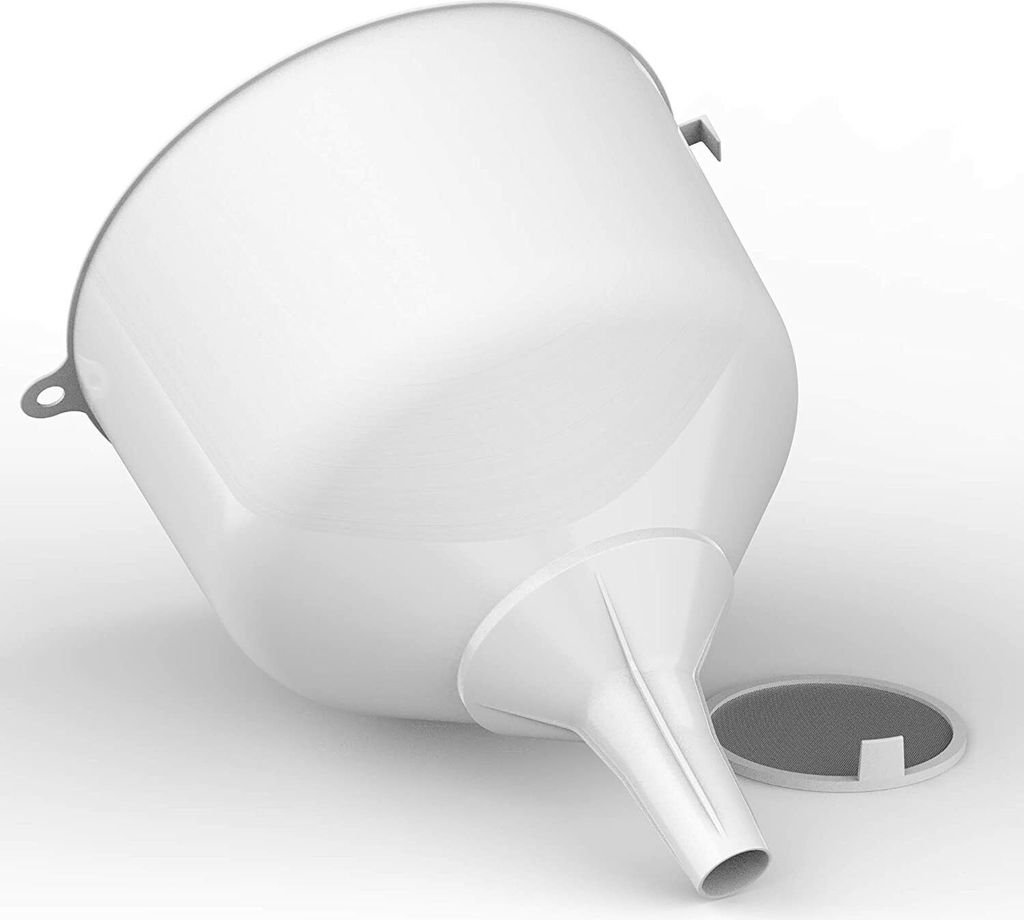 Kunststofftrichter fi25cm mit hohem Rand + Sieb Einfülltrichter Trichter