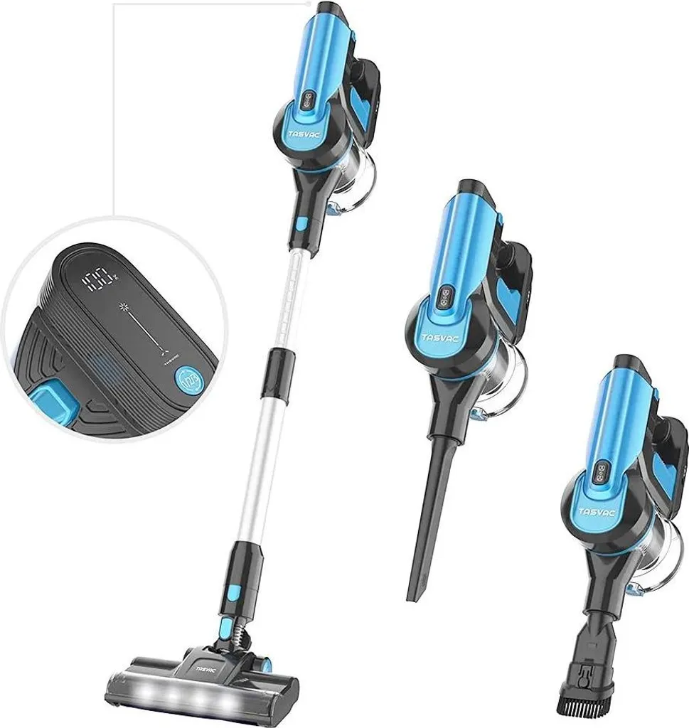 Aspirateur sans fil 23Kpa avec 50 min d'autonomie - Modèle V12 Pro Bleu