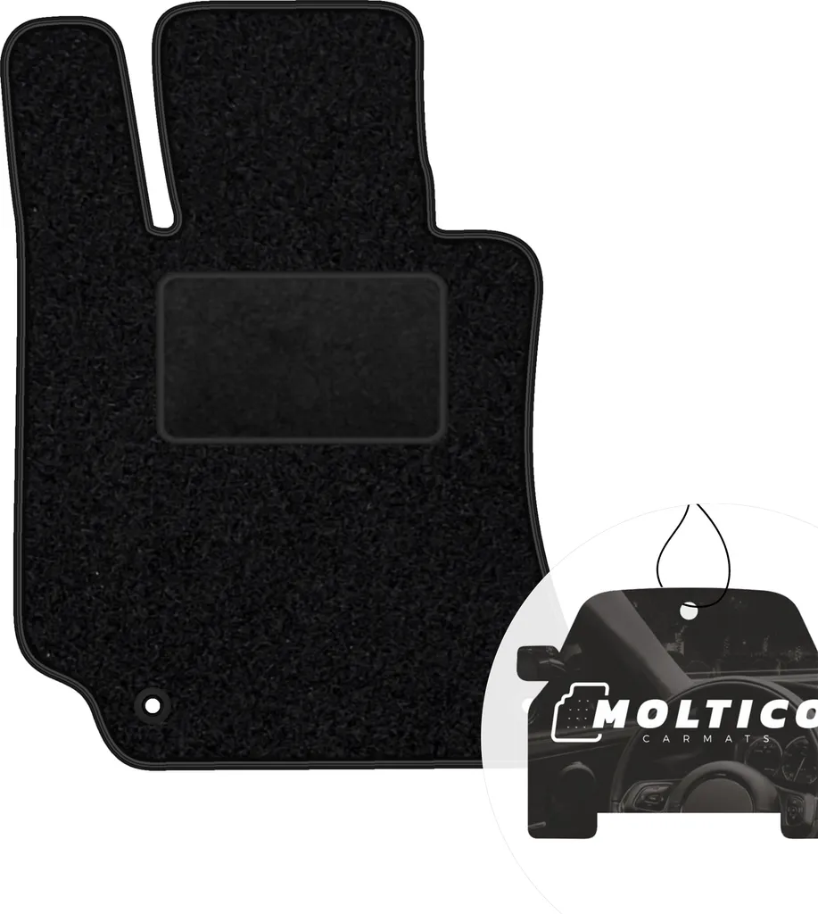 Tappetino Auto moto-MOLTICO per Mercedes W212 Classe E 4-matic Nero