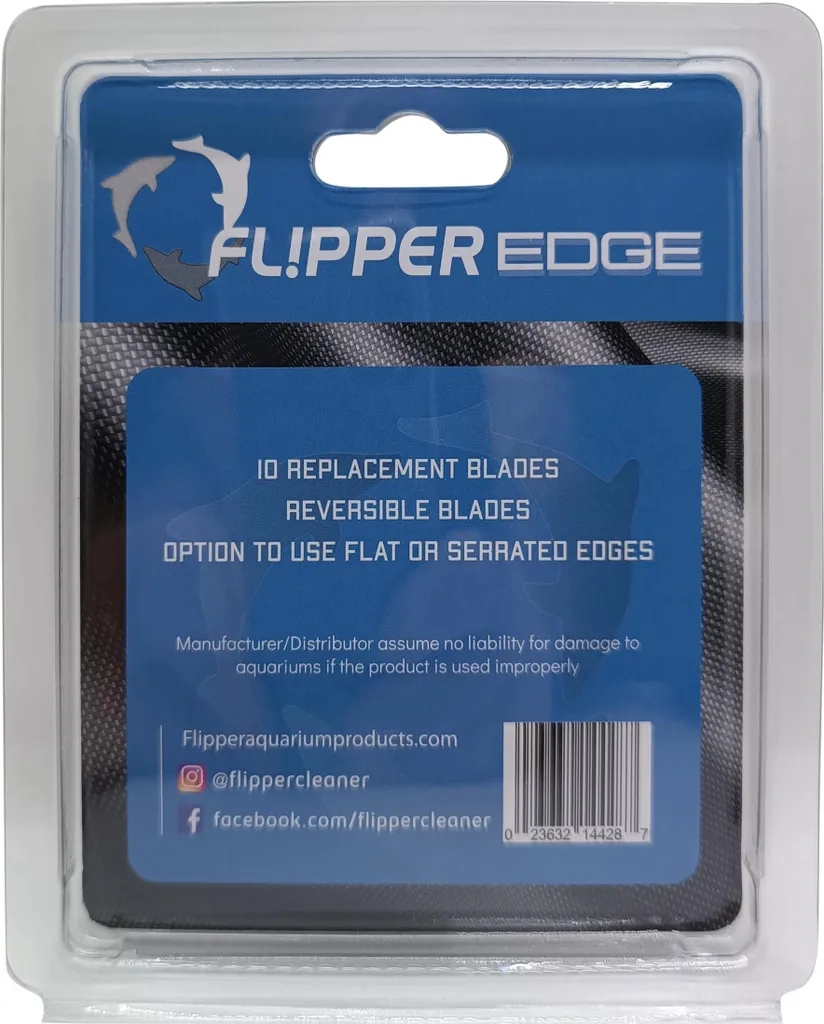 Pack de 10 lames pour grattoir Flipper Edge Standard vitres verre