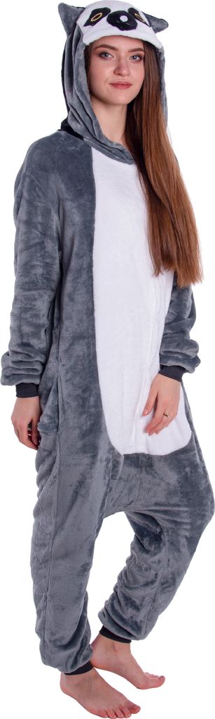 Pyjamas Kigurumi Onesie Lemur, Größe S Produktbild 