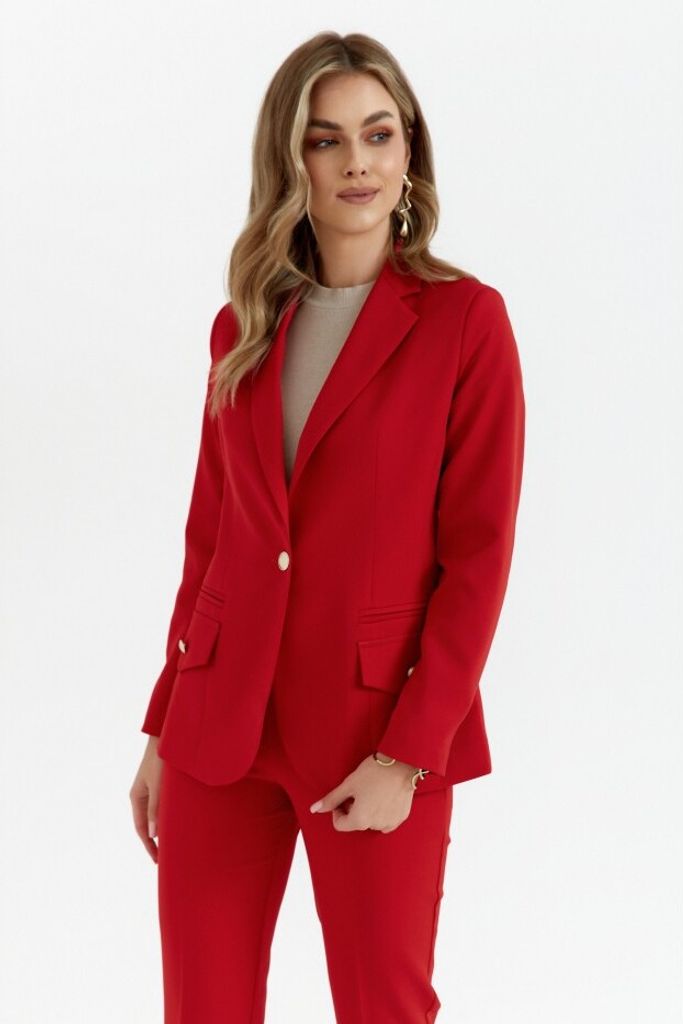 Makover Damen-Blazer Claramur K141 rot M