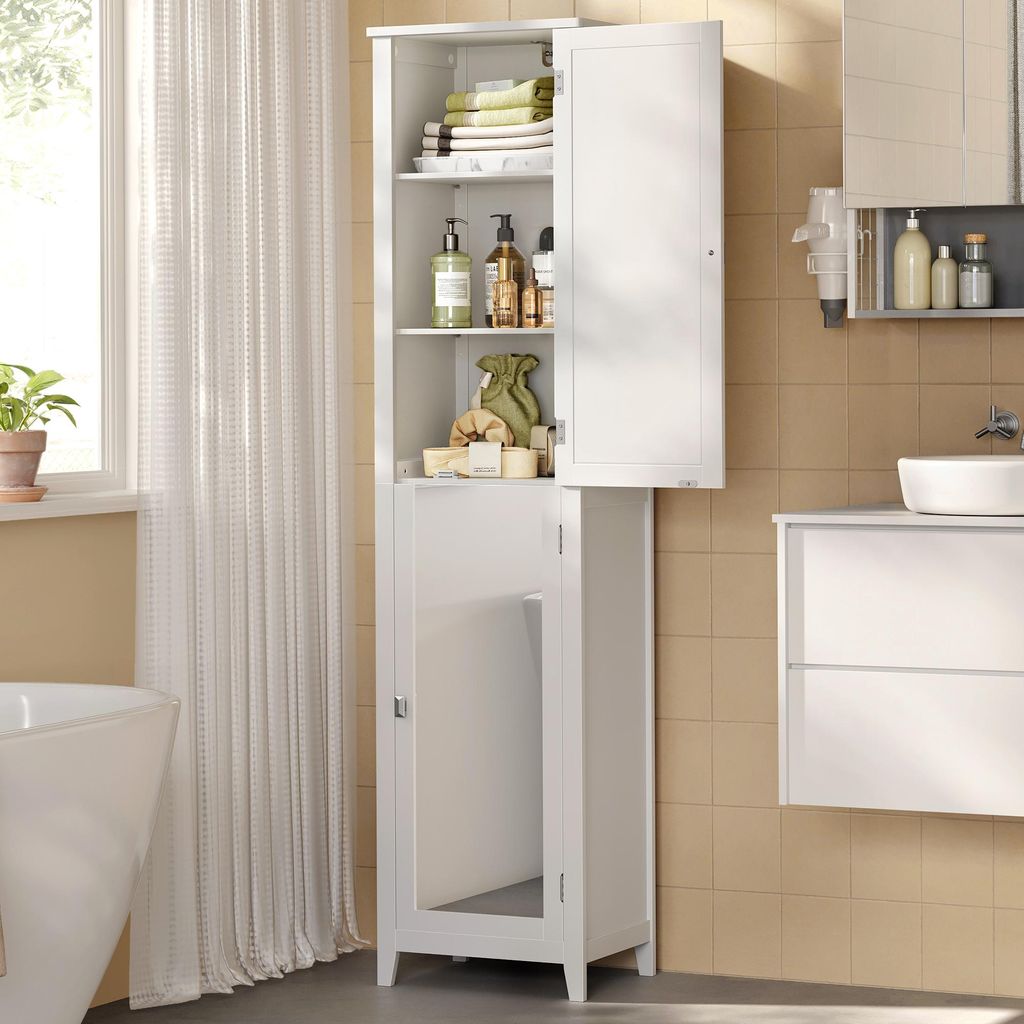 VASAGLE Badezimmerschrank mit Ganzkörperspiegel, Produktbild 