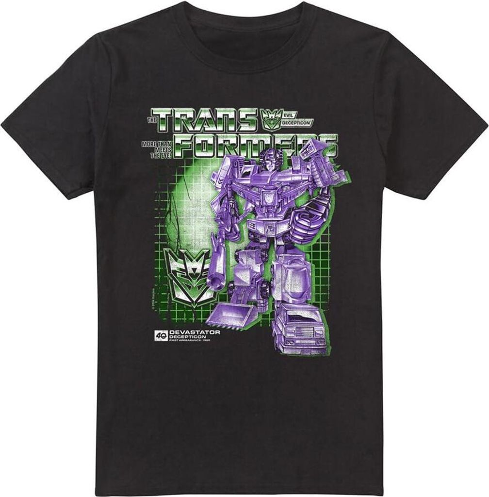 Transformers - T-Shirt für Herren - 40 TV5127 (XXL) (Schwarz)