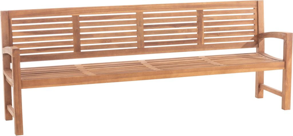 CLP Teakbank Halden In Verschiedenen Größen Wählbar Farbe teak Größe 240 cm