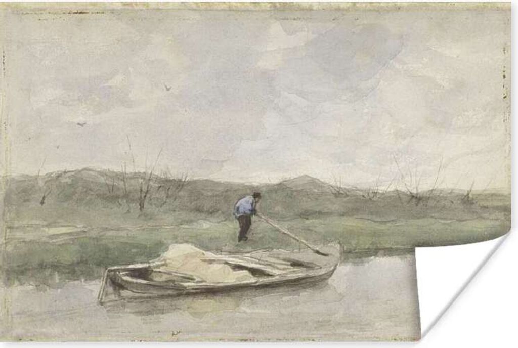 MuchoWow Poster Sandkahn - Gemälde von Anton Mauve 180x120 cm - Fotoplakat