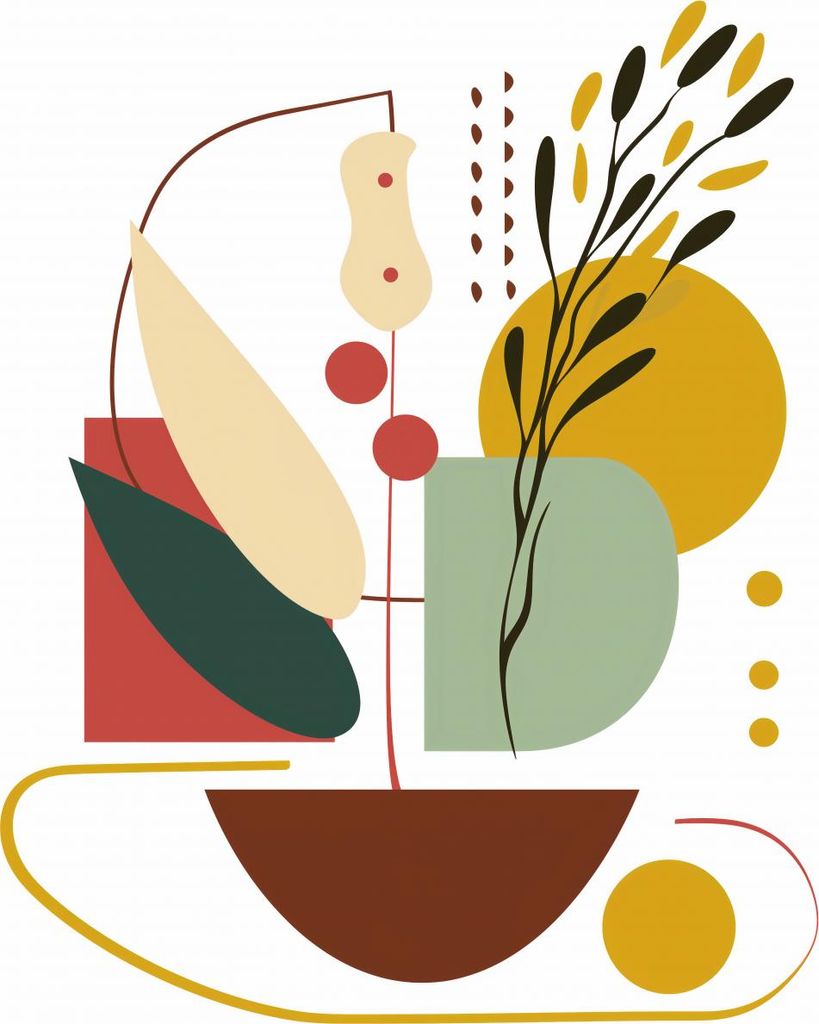 Plakat 40x50cm Harmonie der Natur des Lebens