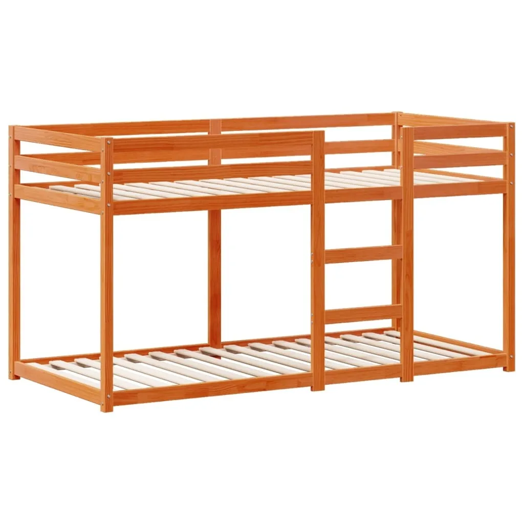 Lit Superposé 90x200 cm en Pin Massif : Finis les Problèmes d'Espace