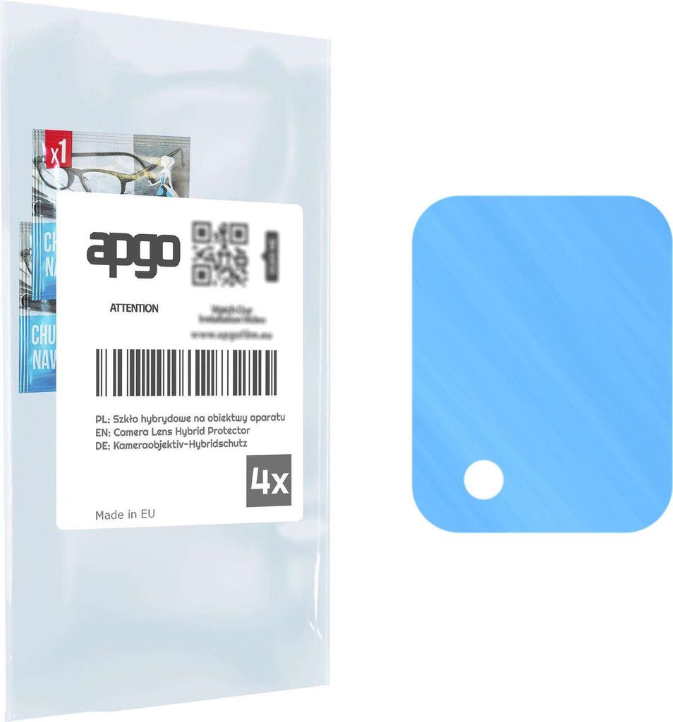 apgo 4 Stück Hybrid Kameraschutz, Kamera-Schutzglas kompatibel mit T-Mobile T Phone Pro 5G, Linsenschutz, 9H Härte, Schutz für Kameraobjektiv, A...