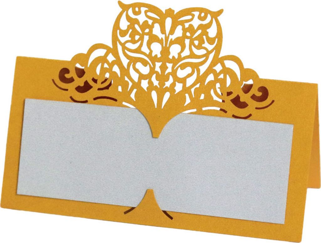 Satz Von 50 Stš¹ck Tischkarten Tisch Name Karten, Laser Cut Sweet Heart Papier Sitznummern Karten Fš¹r Hochzeit Geburtstag Party Dekoration