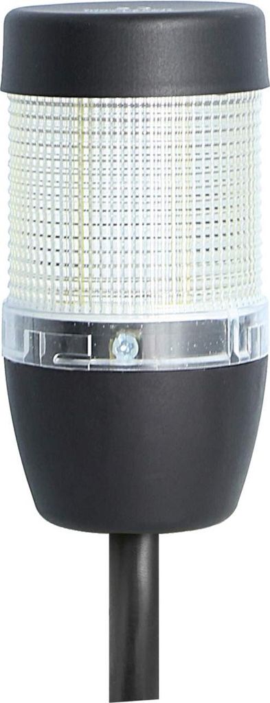 STEX24 Signalsäule weiß, 50mm, 24V AC/DC, LED-Blinklicht Kabel 2,5 Meter, SS50-OB1/24 127 Anschlusstechnik:
