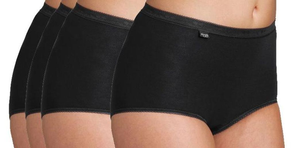 Sloggi Basic+ Maxi Damen Taillenslips 4er Pack Produktbild 