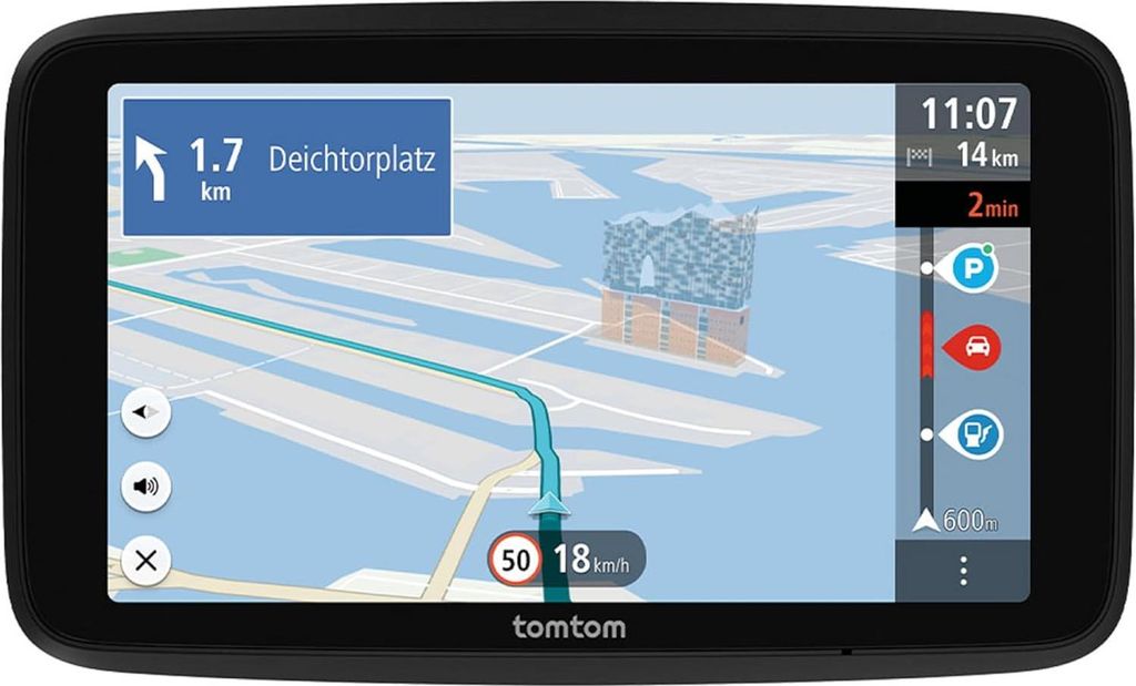 TomTom GO Advanced Pkw-Navi (6 Zoll, Stauvermeidung Dank Produktbild 