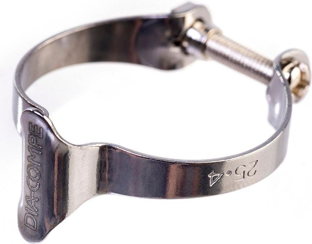 Bremszug Oberrohr Schellen Cable Clips Top Tube Clamp Chrome 31,8mm