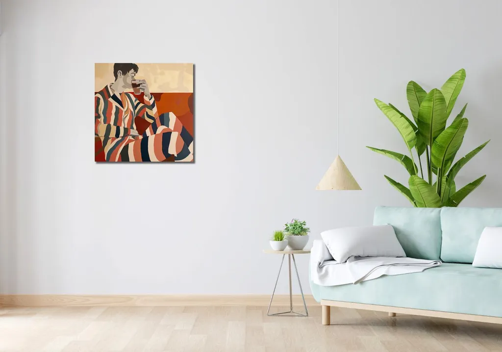 Quadro Decorativo 60x60 Una Pausa Per Respirare | Design Interni Zen - 2