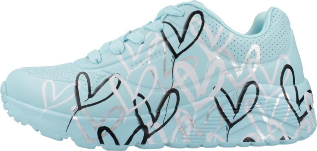 Skechers Uno Lite - Metallic Modrý Obrázek produktu 