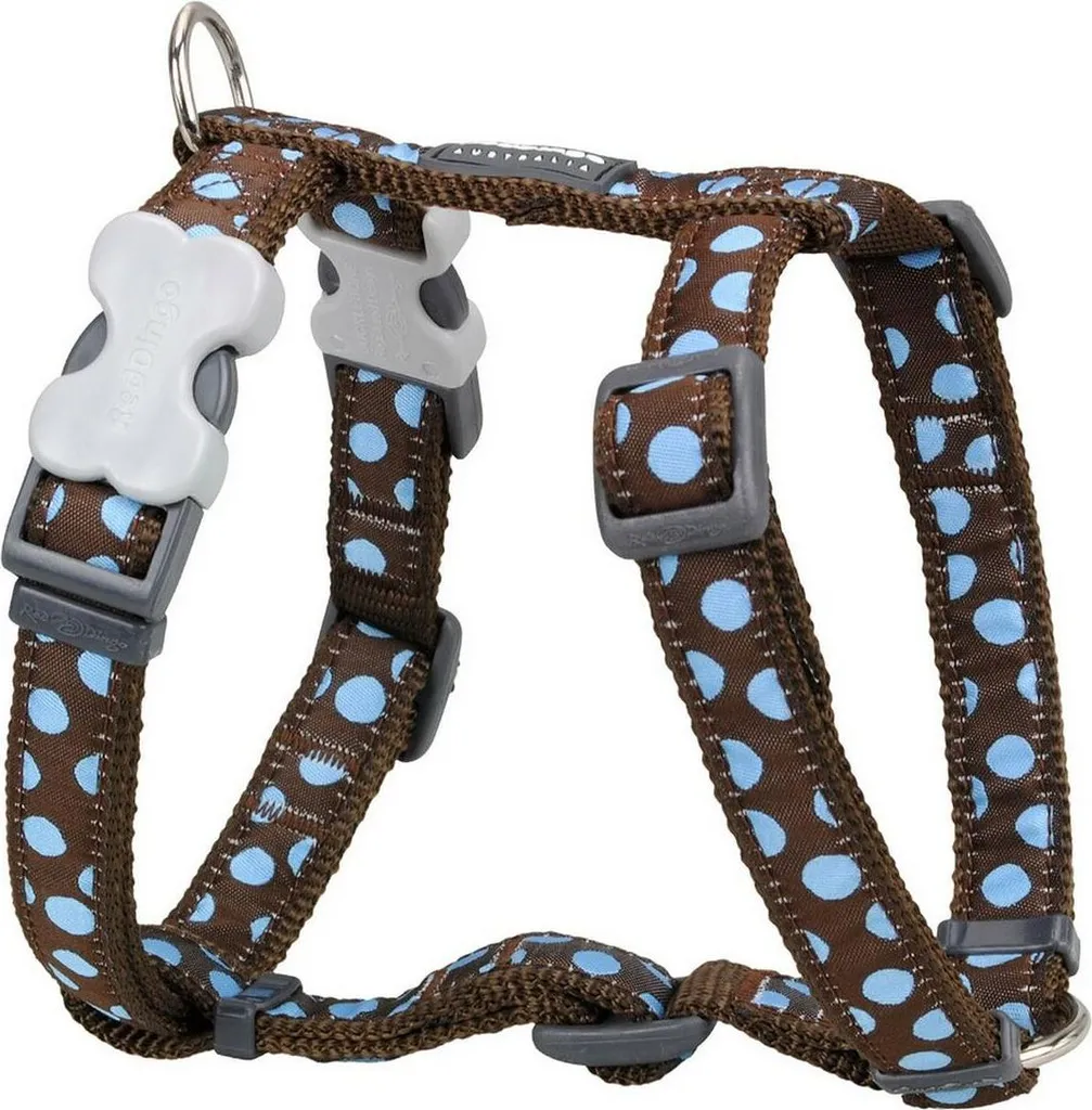 Pettorina Cane Red Dingo Style Dots L 46-76 cm - Sicurezza Totale