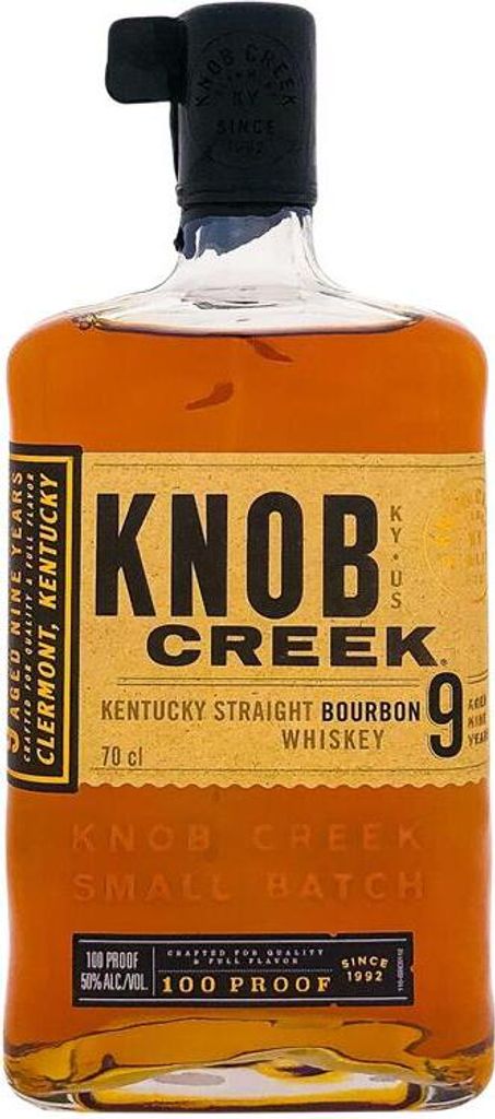Knob Creek Bourbon 9 Years 700ml 50% Vol. Produktbild 