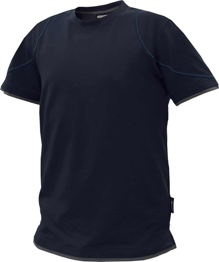DASSY Kinetic T-shirt NACHTBLAU/ANTHRAZITGRAU Gr.3XL Länge: STANDARD