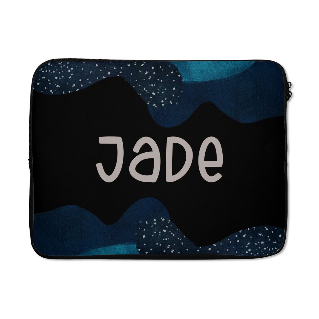 MuchoWow Laptop Hülle 15 Zoll Jade - Pastell - Mädchen Laptoptasche - Laptoptasche - Sleeve - Rundum-Schutz