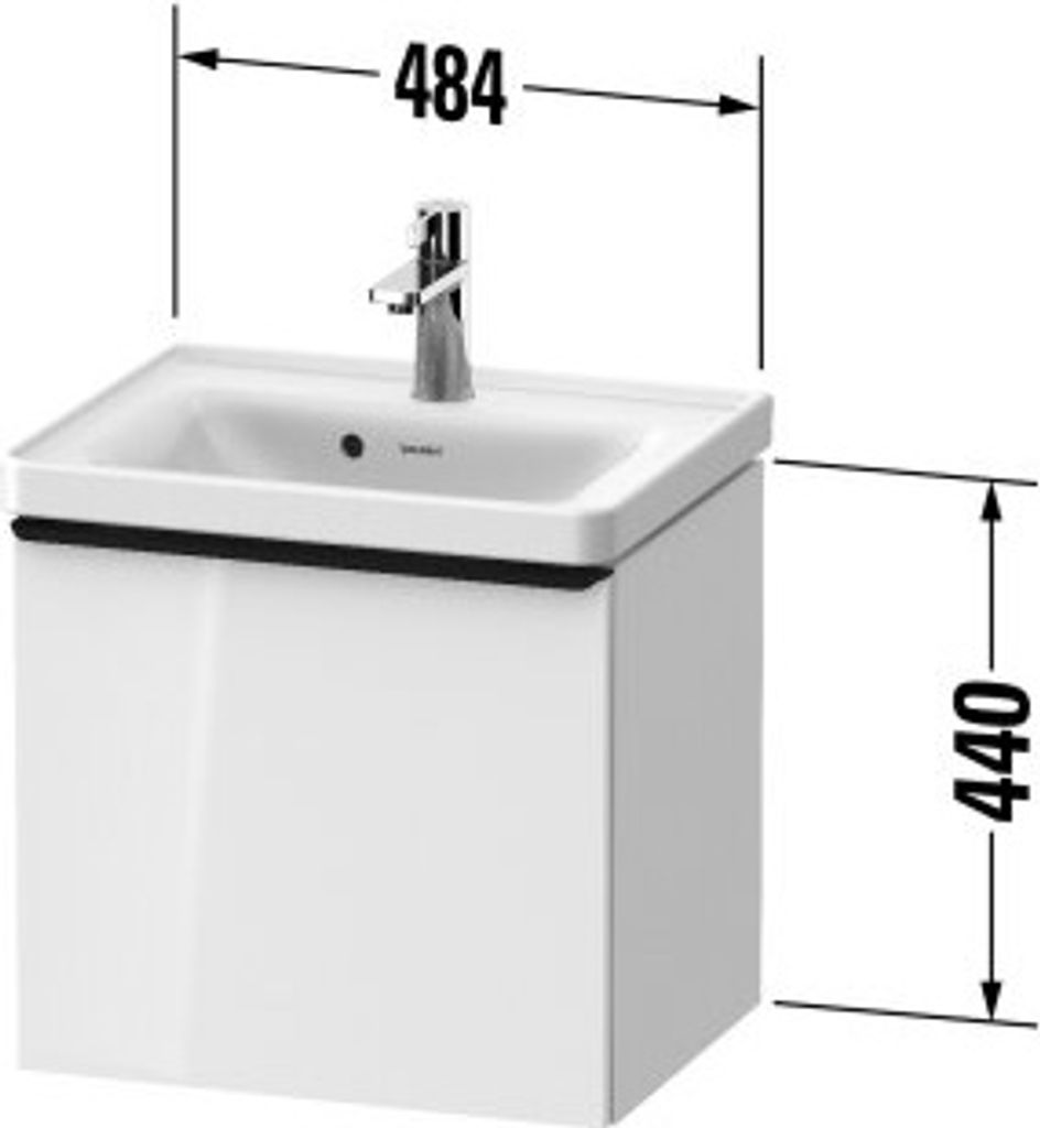 Duravit DE4248004550000 DN WTU WH 484x372x440 Az 1 Ei