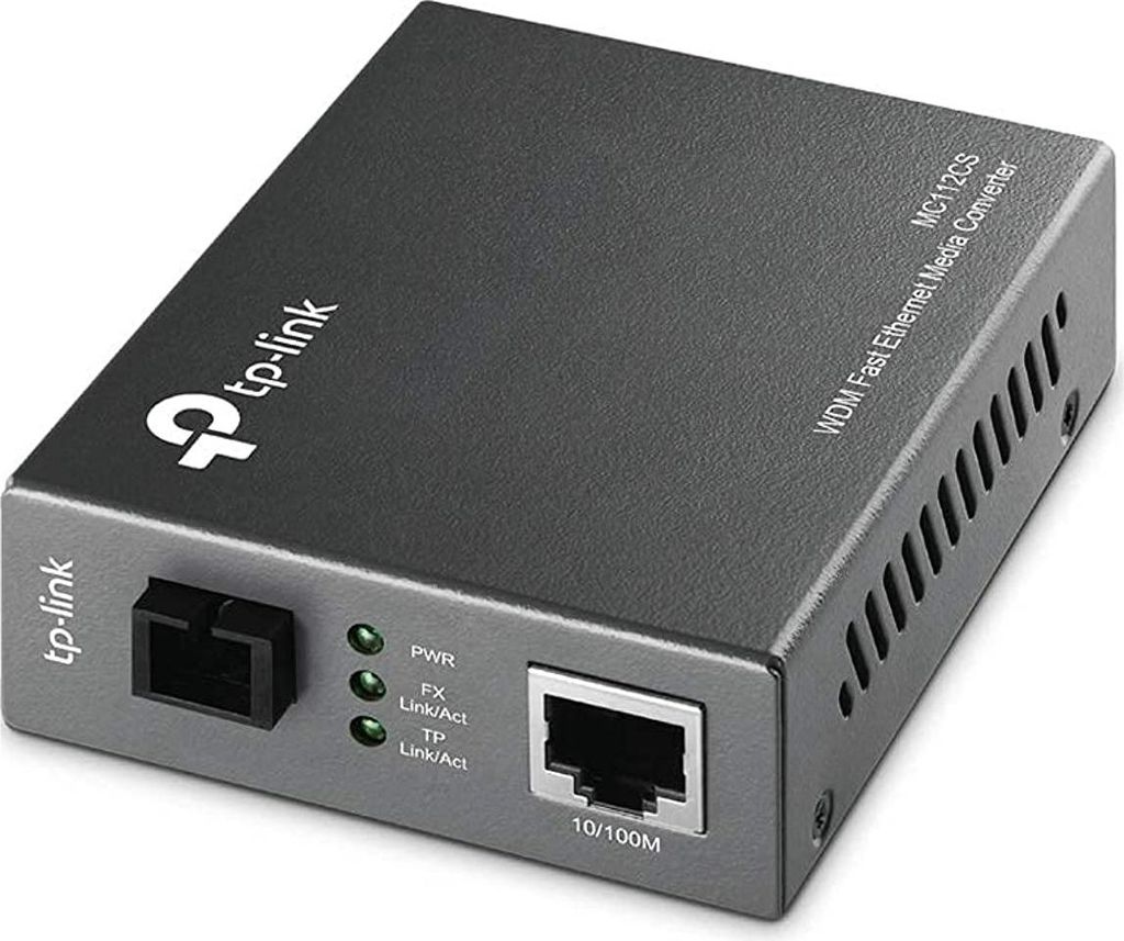 TP-Link MC112CS WDM Medienkonverter für 10/100 Mbps Ethernet und Glasfaser