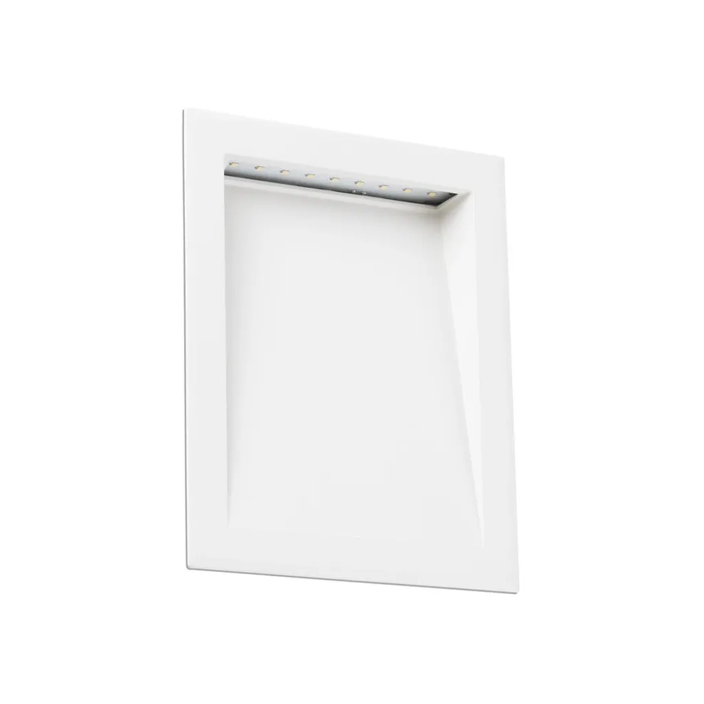 Soun-1 Projecteur LED Extérieur Encastré Mural IP65 Blanc pour Façade