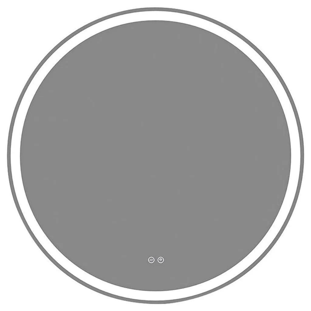 Miroir de salle de bain LED 50 cm : éclairage parfait maquillage rasage