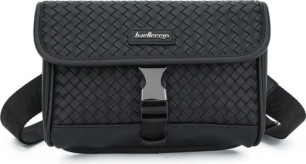 Sac banane homme contre poches pleines Baellerry Aron noir KP35435