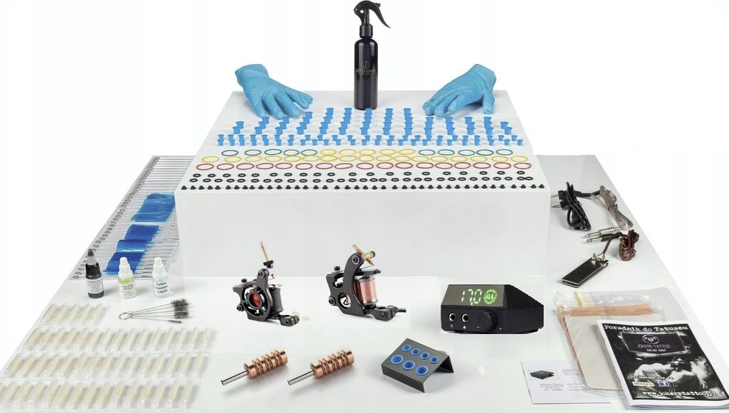 Komplettset Rotary Tattoomaschinen Professionelles Tattoo Produktbild 