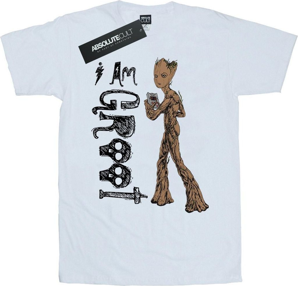 Marvel - "Avengers Infinity War I Am Teenage Groot" T-Shirt für Damen BI10779 (3XL) (Weiß)