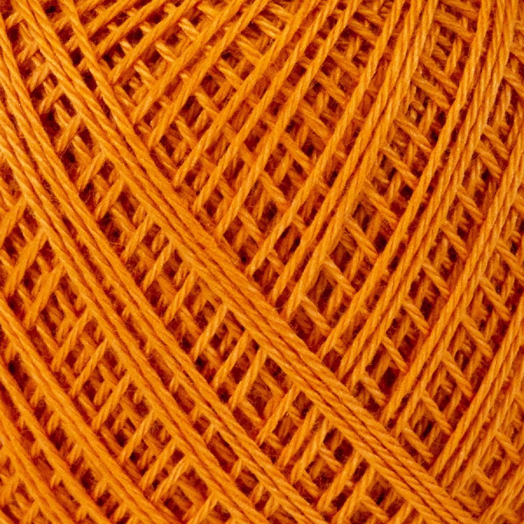 Olympus Sashiko Garn fein (Thread Thin), Baumwolle, Knäuel, ca 80m, Farbe 204, rostorange, hergestellt in Japan