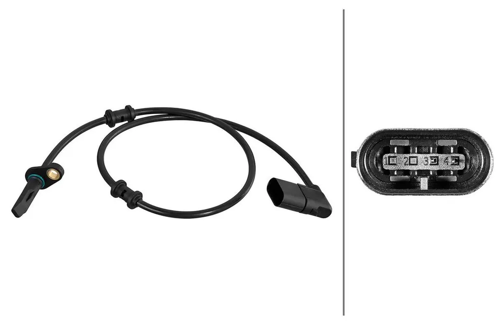 Capteur ABS de roue arrière actif HELLA adapté pour MERCEDES GLC Coupé