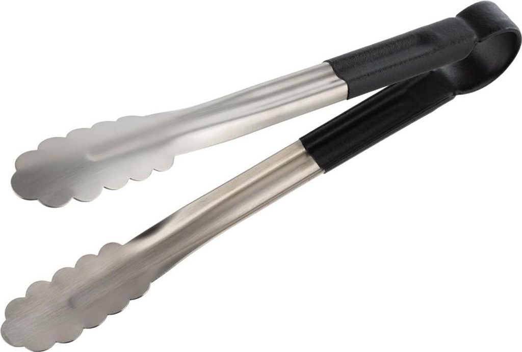 APS 75869 Universalzange SPECTRA, Edelstahl mattiert, Griff PVC-beschichtet schwarz, Länge 30 cm, HACCP konforme Kennzeichnung