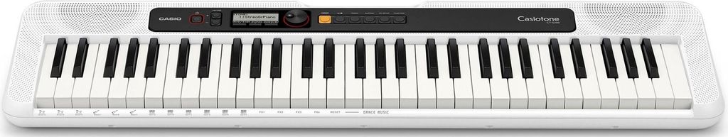 Casio CT-S200WE, Digitaler Synthesizer, Synthesizer, 2 W, Drehregler, Weiß, Gleichstrom