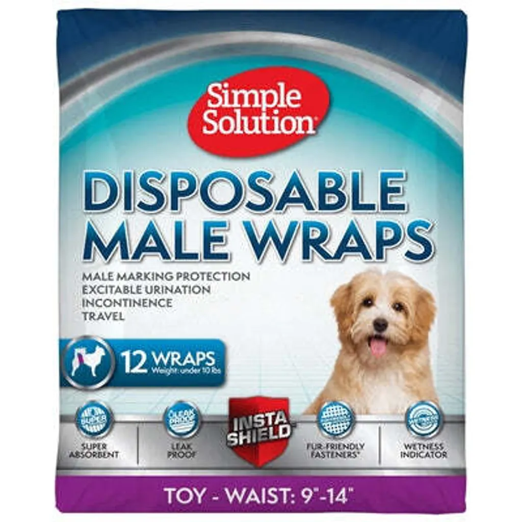 Couches Chien Incontinent Simple Solution L - Solution Contre Fuites 12 pcs - 2