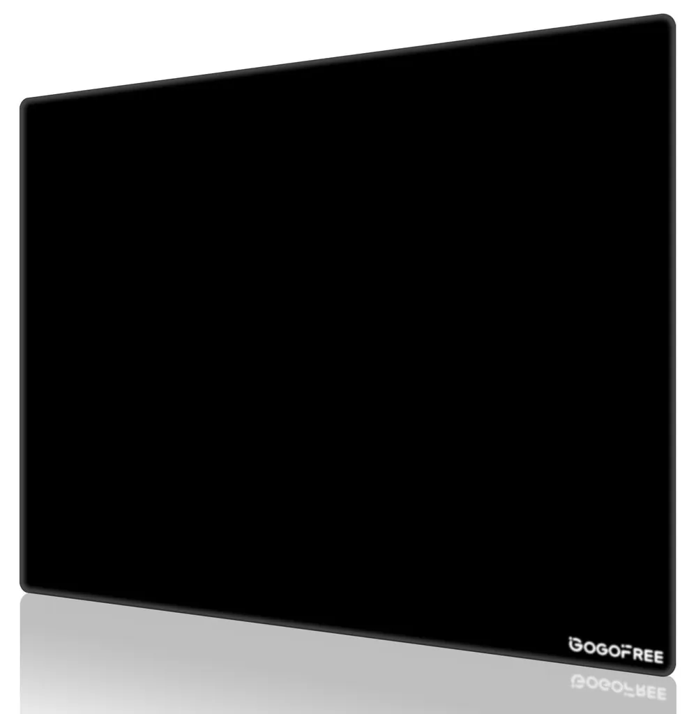 Tapis de souris gaming hydrofuge en verre ultra-lisse pour PC fixe