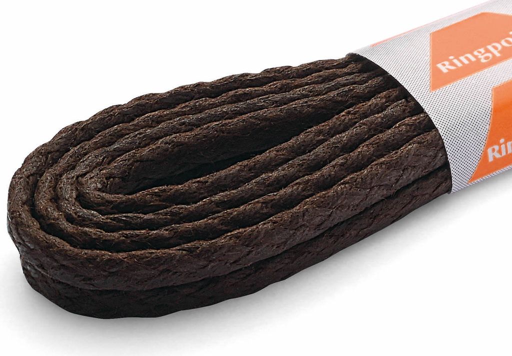 RINGELSPITZ - Kordel Gewachst – Strapazierfähige Schnürsenkel für Elegante Schuhe - 75 cm, dunkelbraun